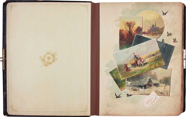 Альбом для фотографий / Худож. Н. Каразин. [СПб.]: [Заведение графических искусств Э.И. Маркуса], [1889].